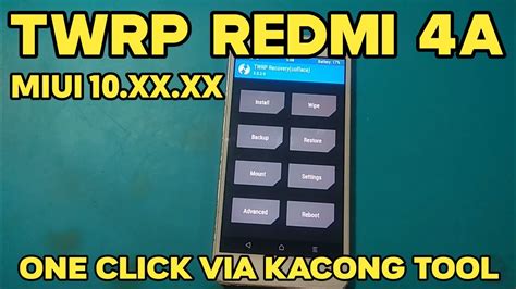 redmi 4a twrp download.